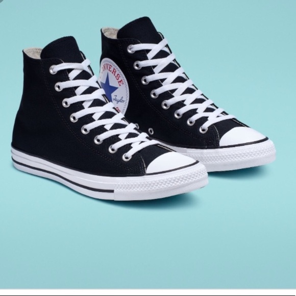 New Black Converse Oversized Logo Chuck Taylor - Picture 3 of 5